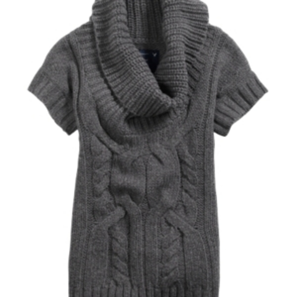 AE CHUNKY KNIT COWL NECK SWEATER